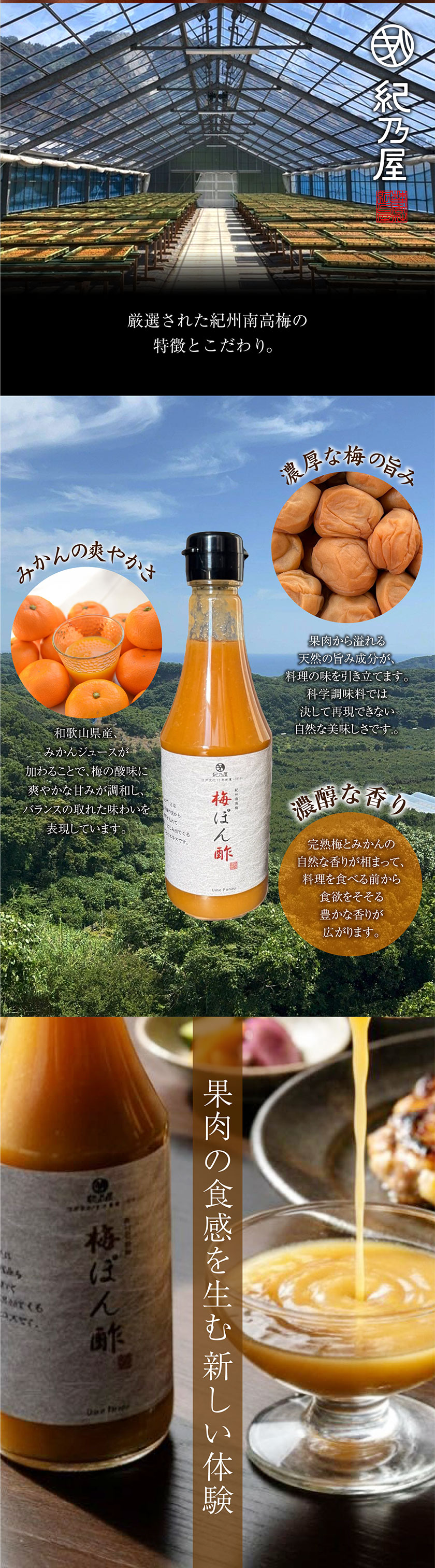 梅ぽん酢